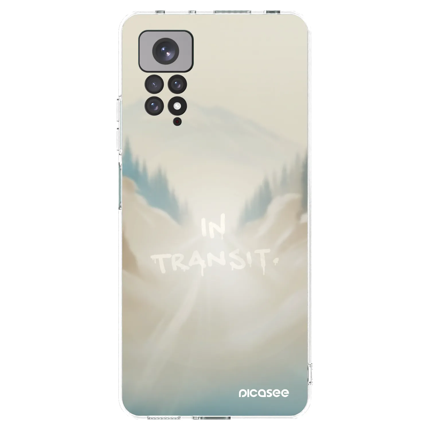 Picasee Xiaomi Redmi Note 11S 4G Hülle - Transparentes Silikon - IN TRANSIT