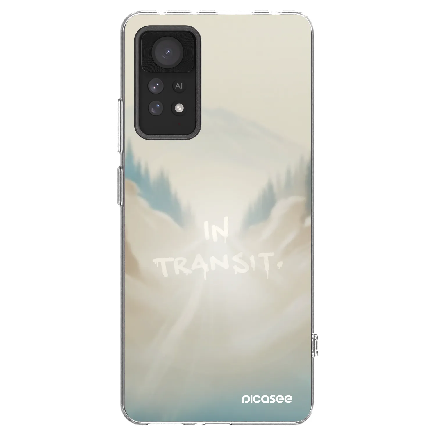 Picasee Xiaomi Redmi Note 11 Pro Hülle - Transparentes Silikon - IN TRANSIT