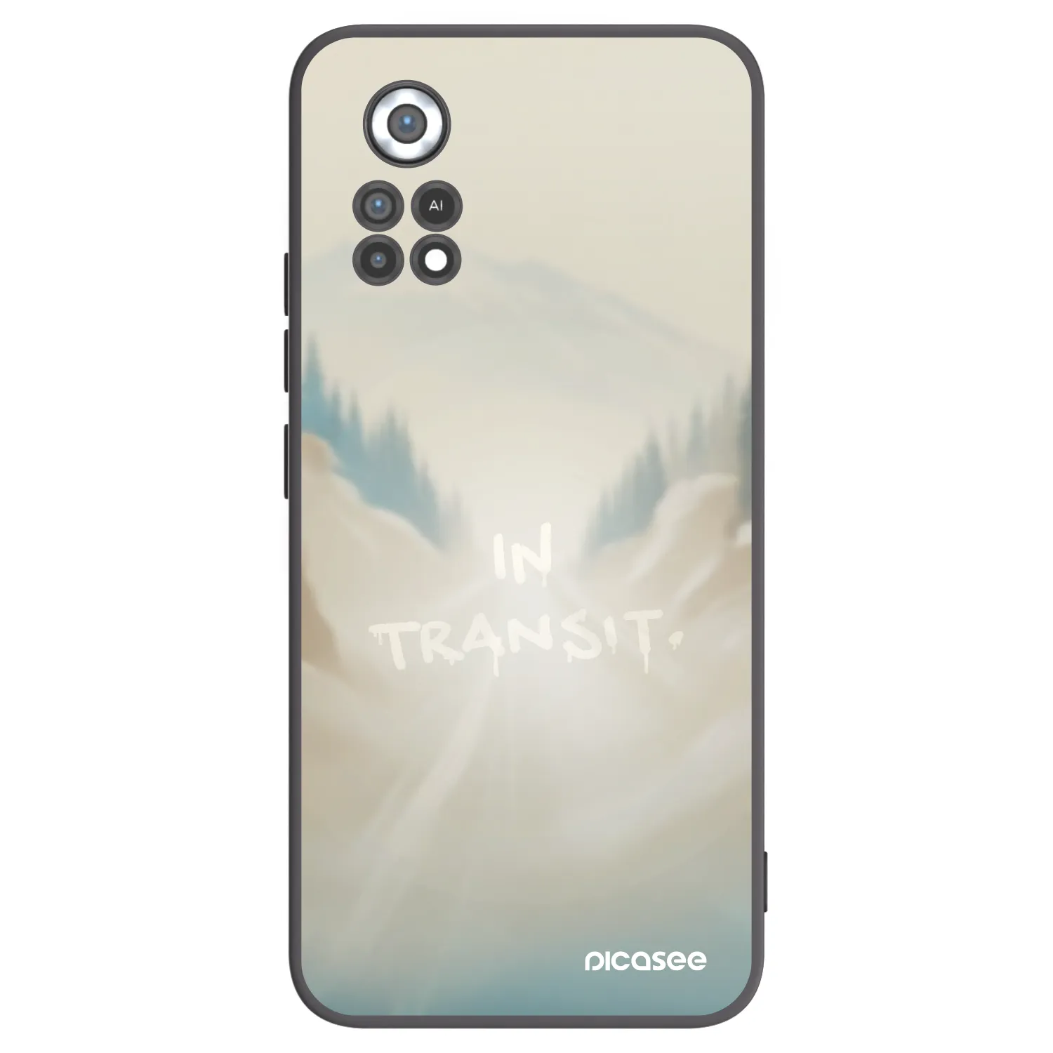 Picasee Xiaomi Poco X4 Pro 5G Hülle - Schwarzes Silikon - IN TRANSIT