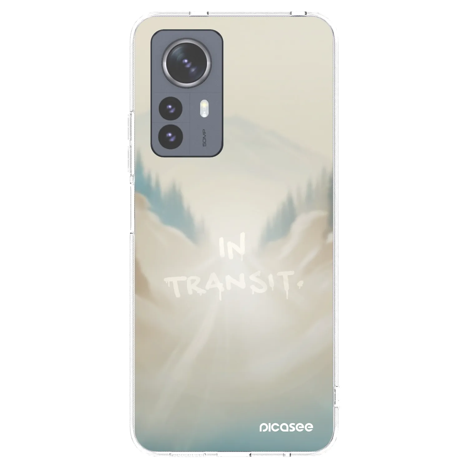 Picasee Xiaomi 12 Pro Hülle - Transparentes Silikon - IN TRANSIT