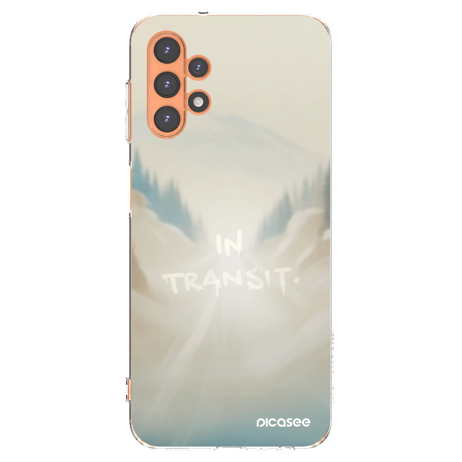 Picasee Samsung Galaxy A13 4G A135 Hülle - Transparentes Silikon - IN TRANSIT