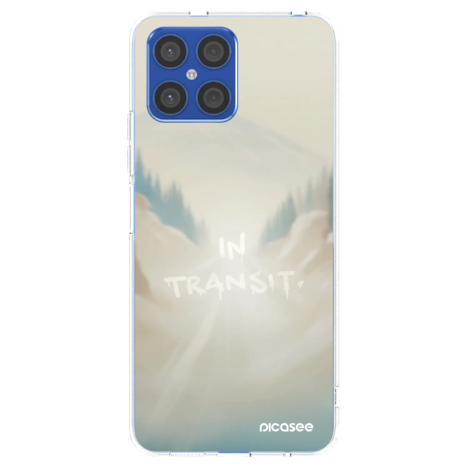 Picasee Honor X8 4G Hülle - Transparentes Silikon - IN TRANSIT