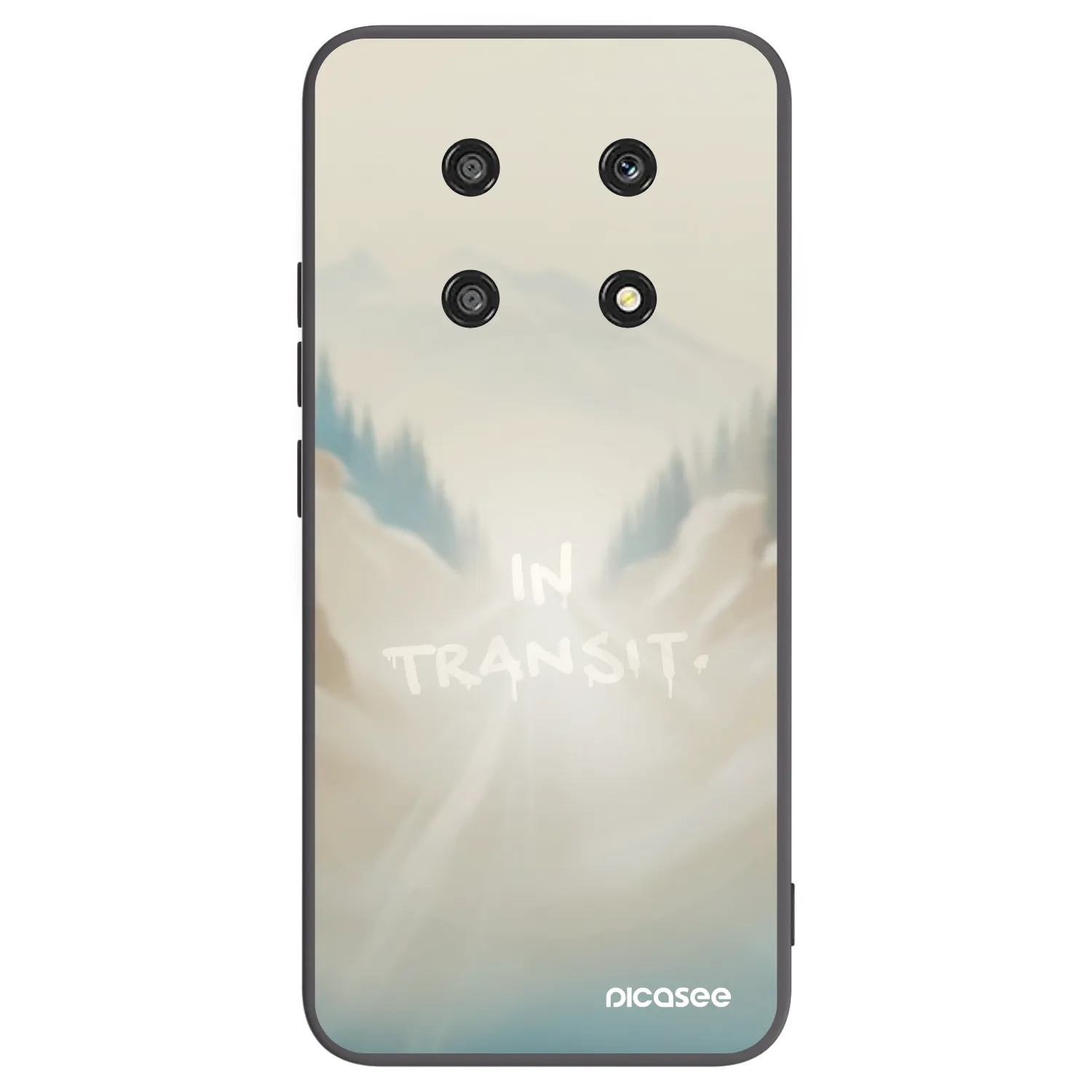 Picasee Honor Magic4 Lite 5G Hülle - Schwarzes Silikon - IN TRANSIT