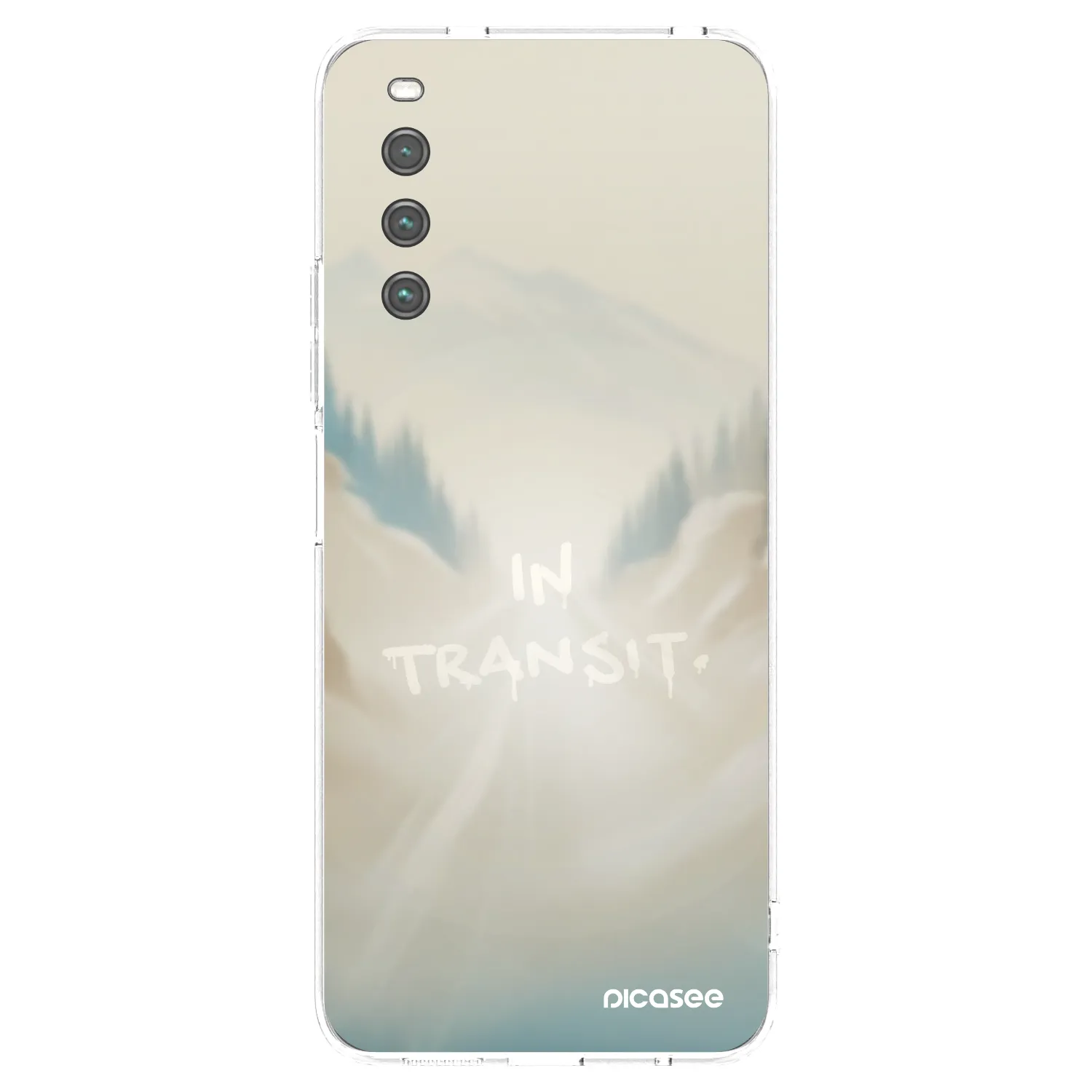 Picasee Sony Xperia 10 IV 5G Hülle - Transparentes Silikon - IN TRANSIT