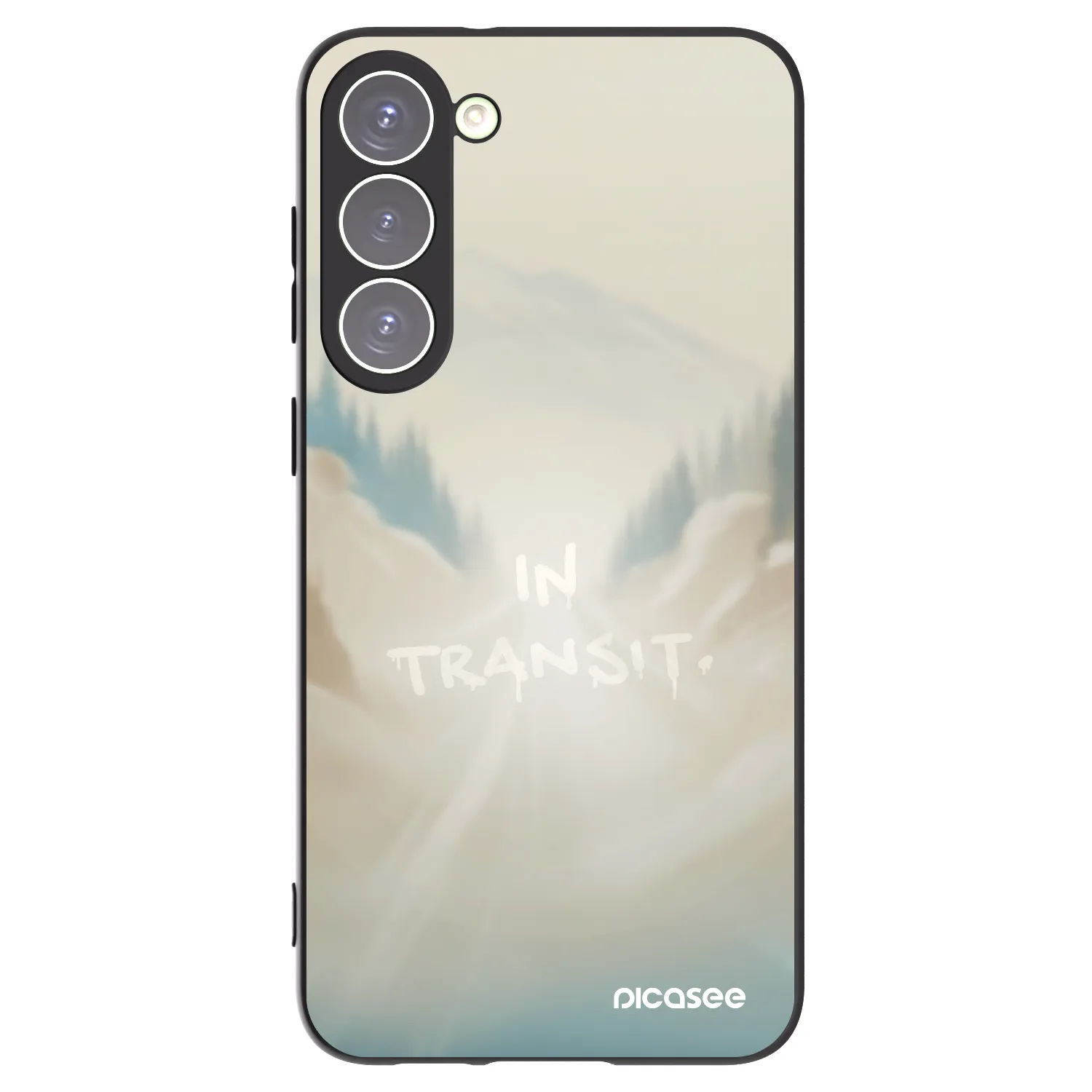 Picasee Samsung Galaxy S23+ 5G Hülle - Schwarzes Silikon - IN TRANSIT