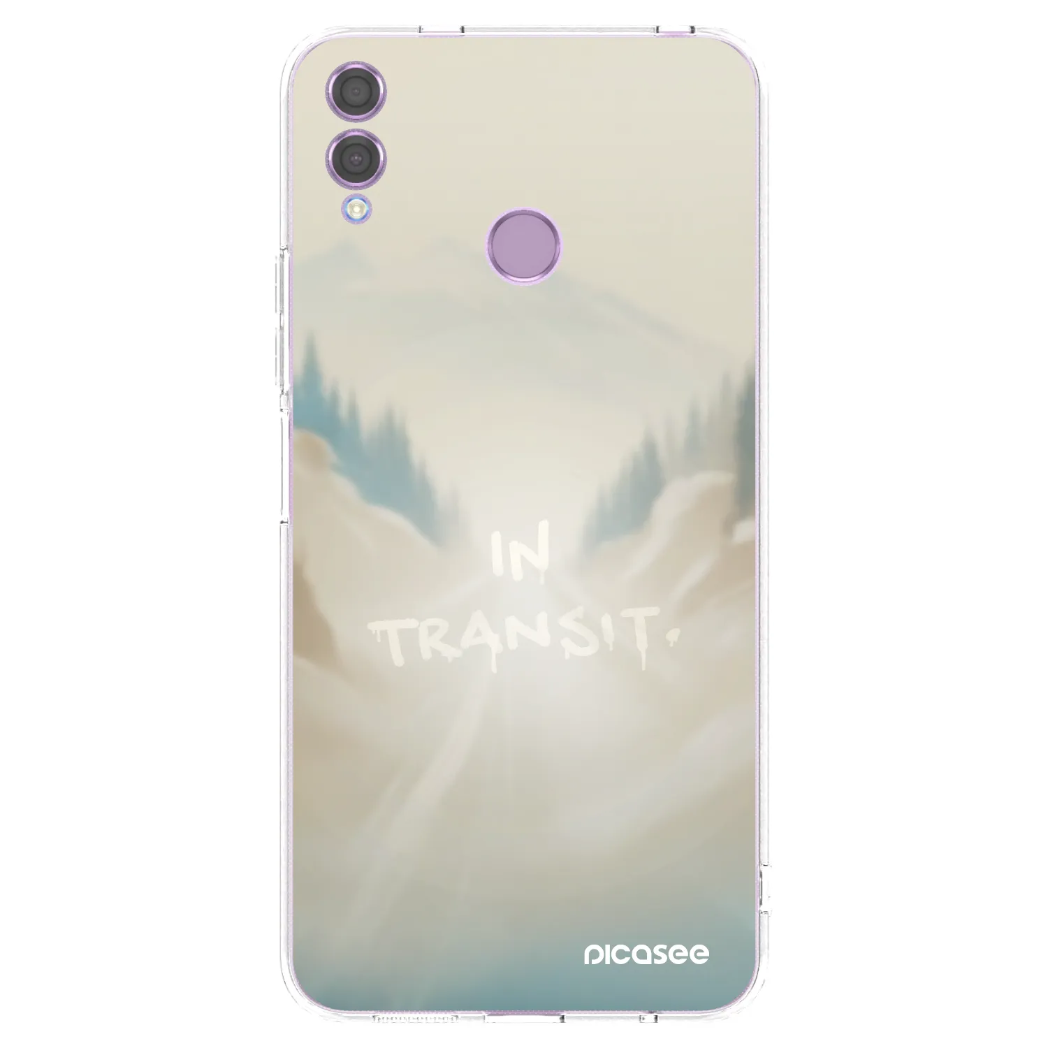 Picasee Honor 8X Hülle - Transparentes Silikon - IN TRANSIT