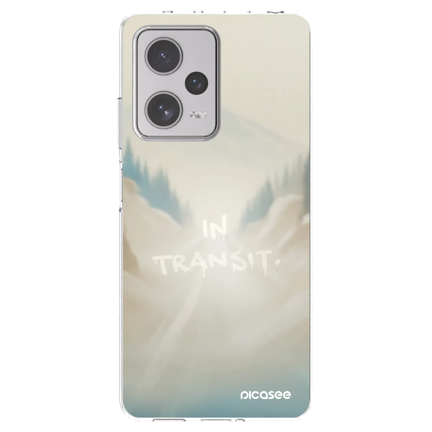 Picasee Xiaomi Redmi Note 12 Pro+ 5G Hülle - Transparentes Silikon - IN TRANSIT