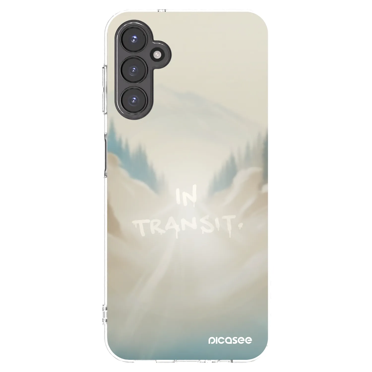 Picasee Samsung Galaxy A14 4G A145R Hülle - Transparentes Silikon - IN TRANSIT