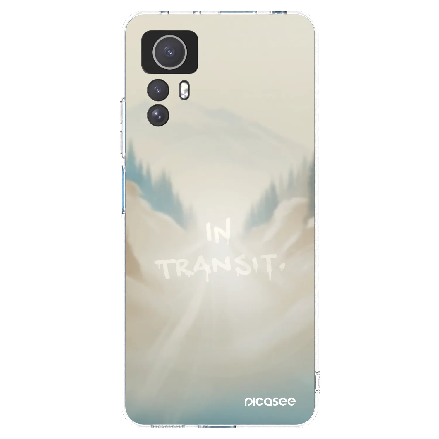 Picasee Xiaomi Redmi Note 12S Hülle - Transparentes Silikon - IN TRANSIT