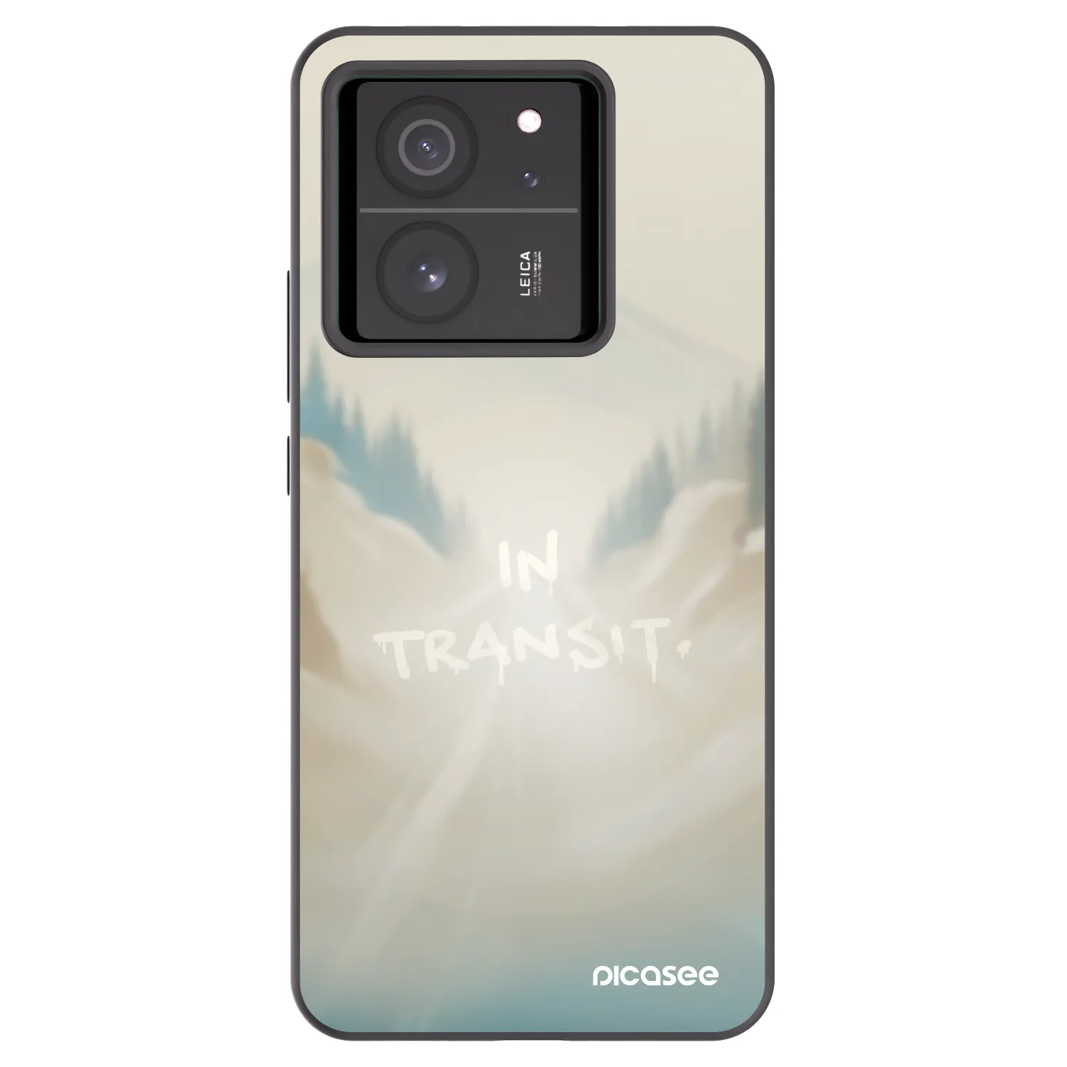 Picasee Xiaomi 13T Pro Hülle - Schwarzes Silikon - IN TRANSIT