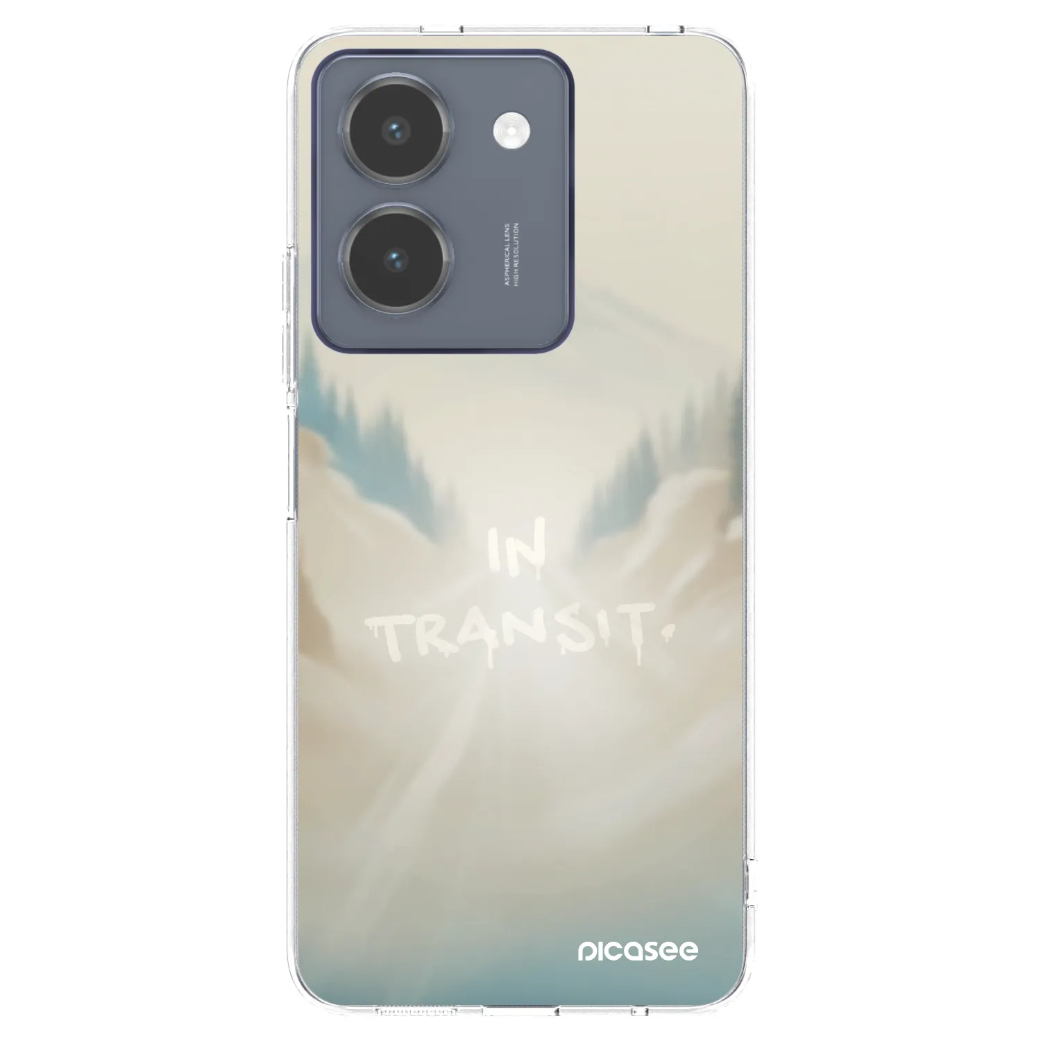Picasee Vivo Y36 4G Hülle - Transparentes Silikon - IN TRANSIT