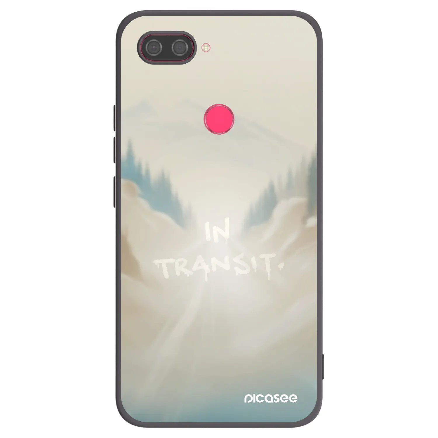 Picasee Xiaomi Mi 8 Lite Hülle - Schwarzes Silikon - IN TRANSIT