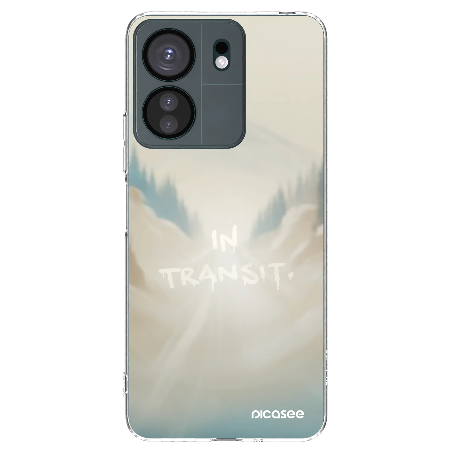 Picasee Xiaomi Redmi 13C 4G Hülle - Transparentes Silikon - IN TRANSIT
