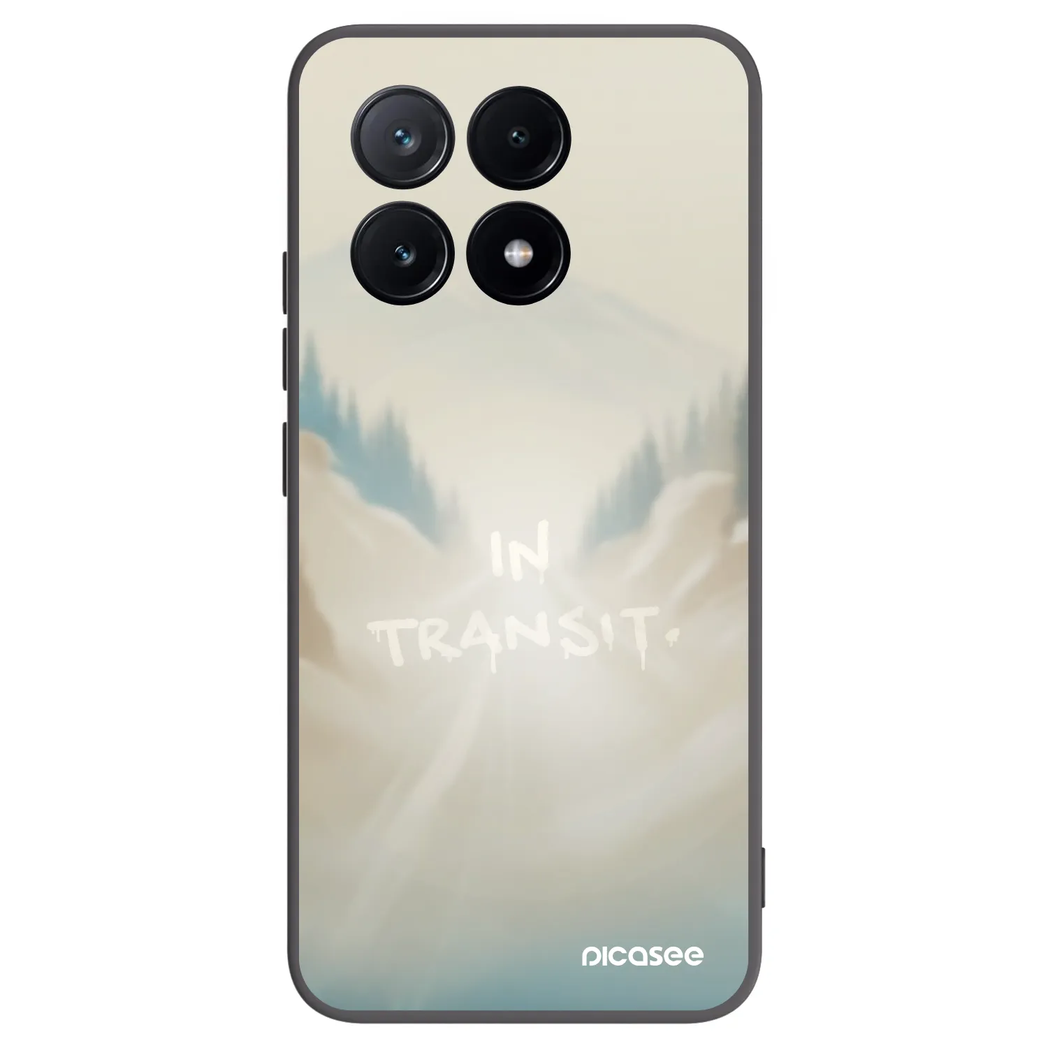 Picasee Xiaomi Poco X6 Pro Hülle - Schwarzes Silikon - IN TRANSIT