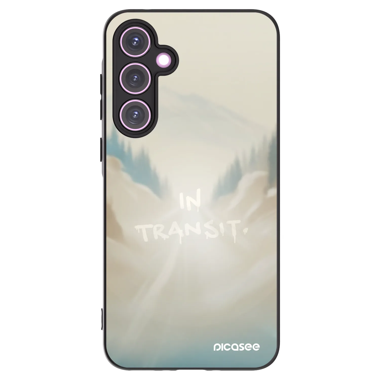 Picasee Samsung Galaxy A35 5G A356B Hülle - Schwarzes Silikon - IN TRANSIT