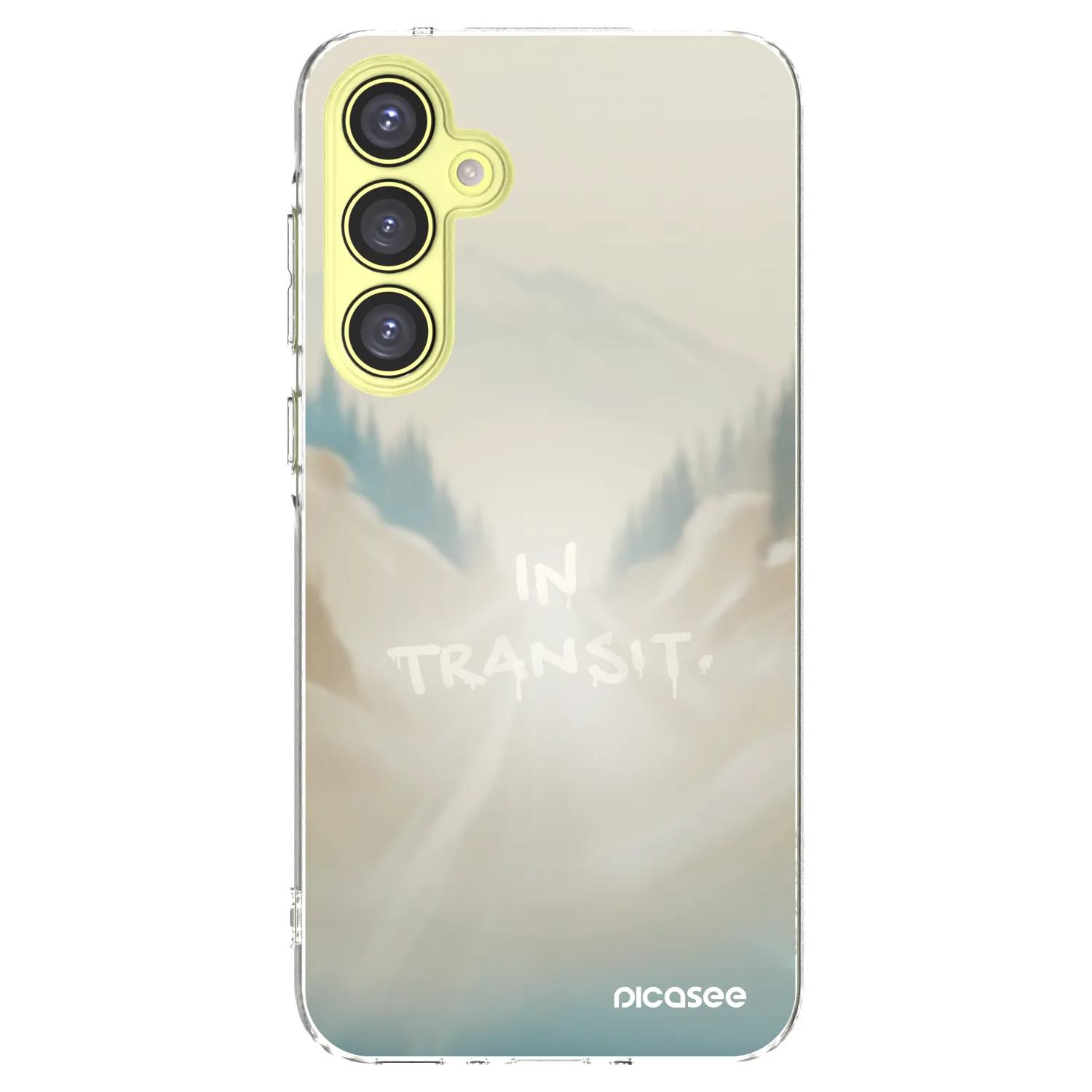 Picasee Samsung Galaxy A35 5G A356B Hülle - Transparentes Silikon - IN TRANSIT