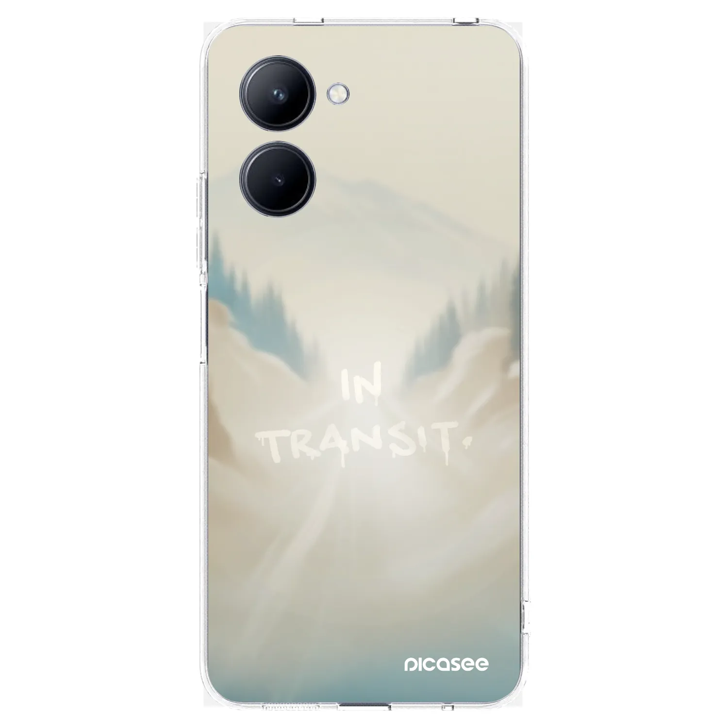Picasee Realme C33 (2023) Hülle - Transparentes Silikon - IN TRANSIT