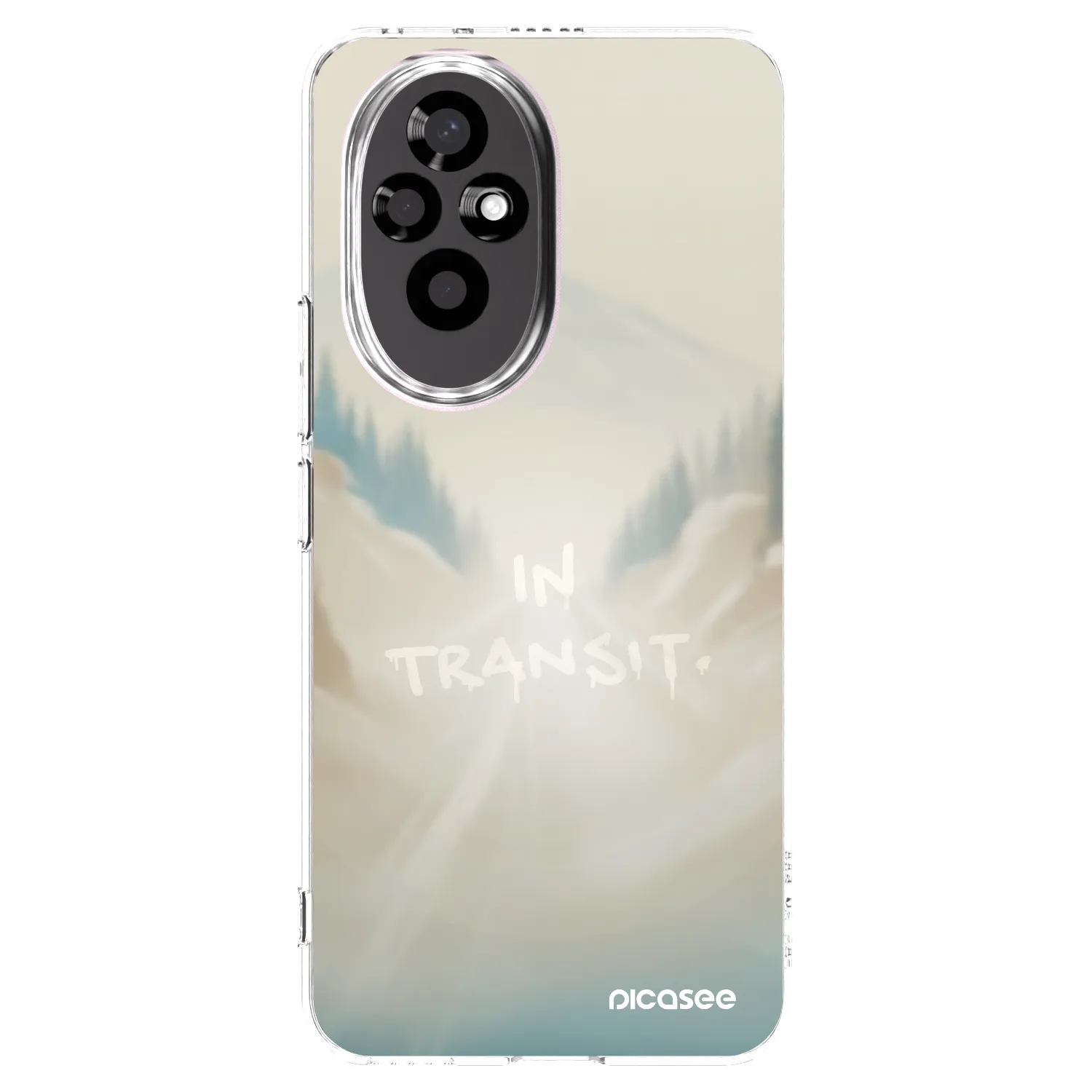 Picasee Honor 200 Pro 5G Hülle - Transparentes Silikon - IN TRANSIT
