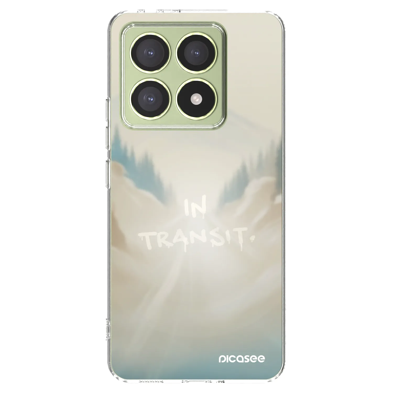 Picasee Xiaomi 14T Hülle - Transparentes Silikon - IN TRANSIT