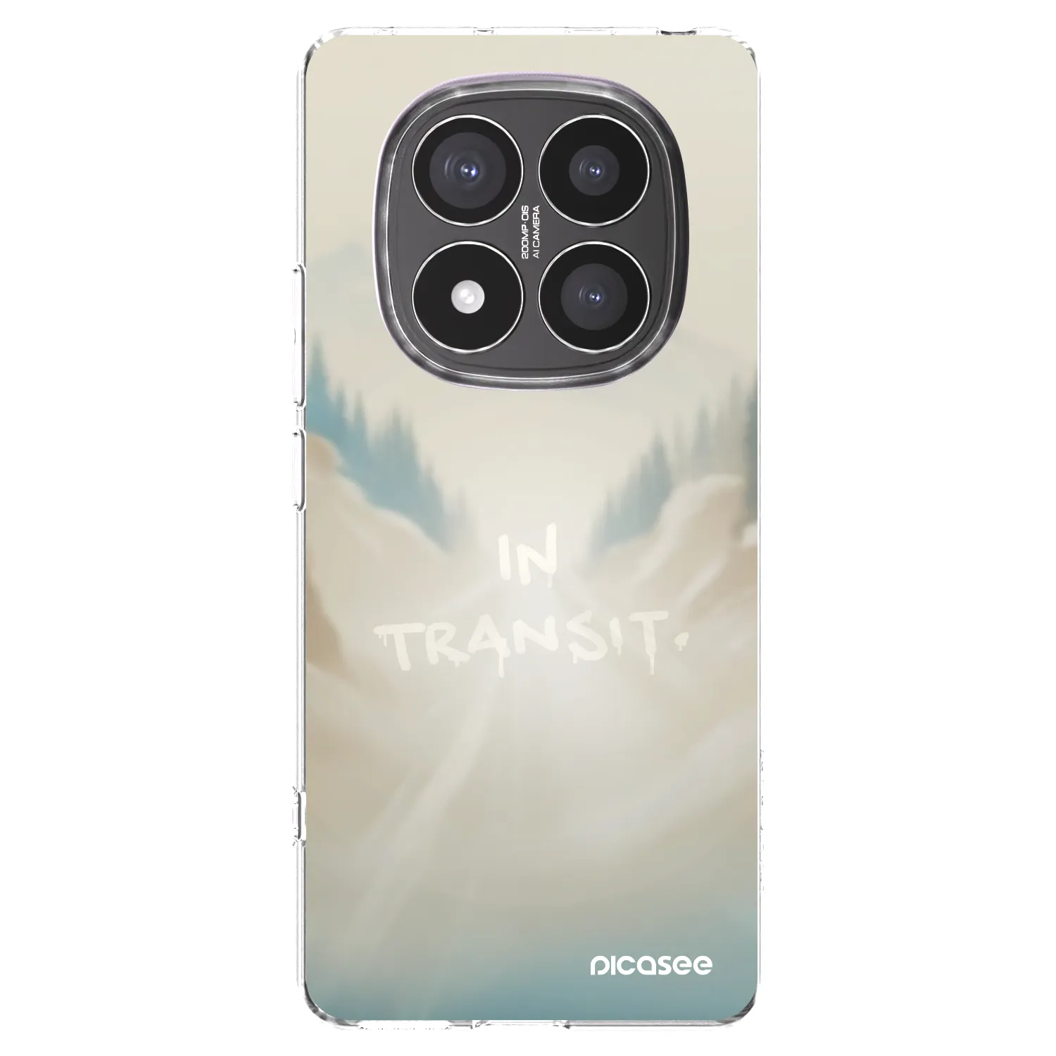 Picasee Xiaomi Redmi Note 14 Pro+ 5G Hülle - Transparentes Silikon - IN TRANSIT