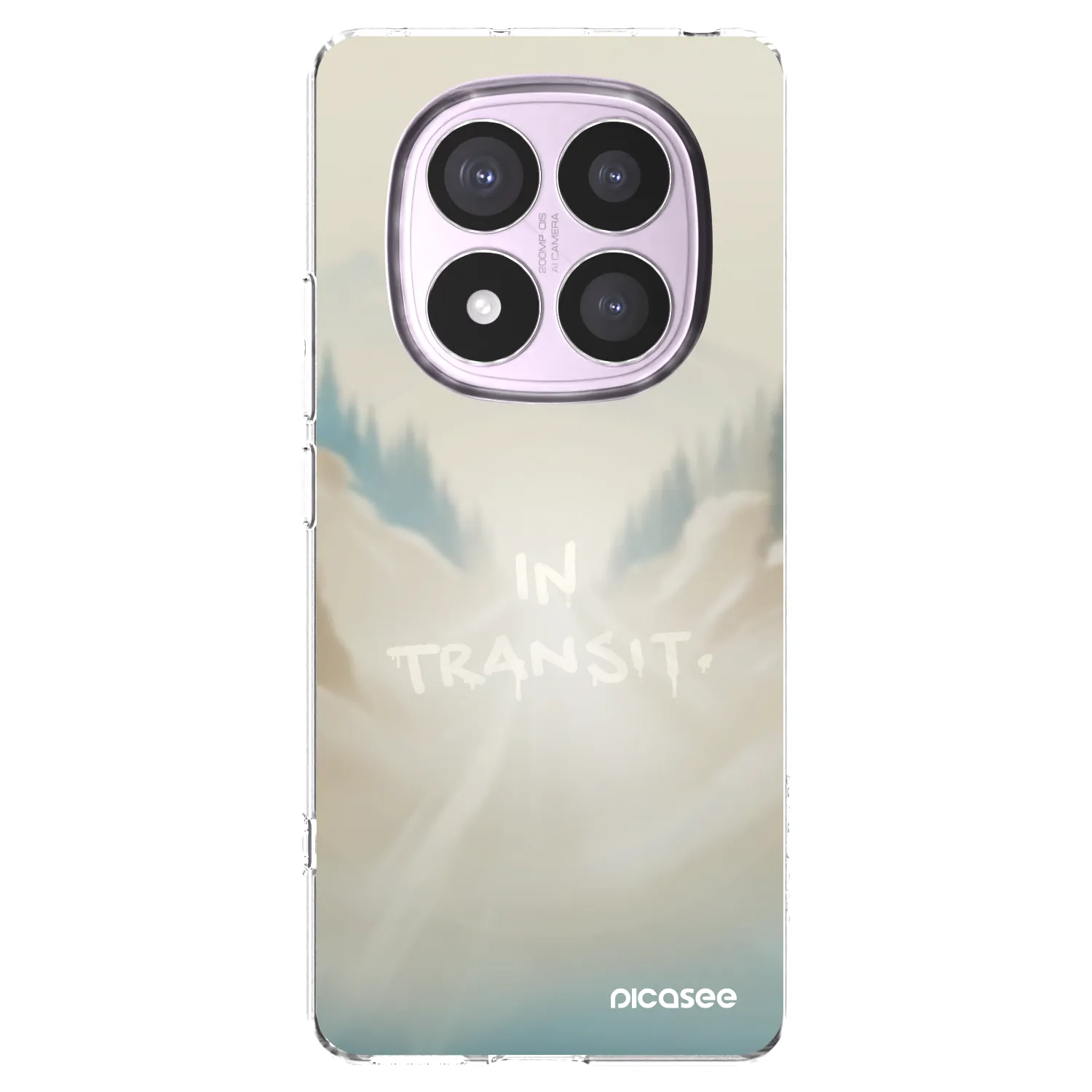Picasee Xiaomi Redmi Note 14 Pro 5G Hülle - Transparentes Silikon - IN TRANSIT