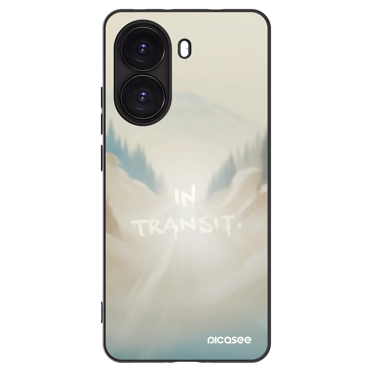 Picasee Xiaomi Poco X7 Pro 5G Hülle - Schwarzes Silikon - IN TRANSIT
