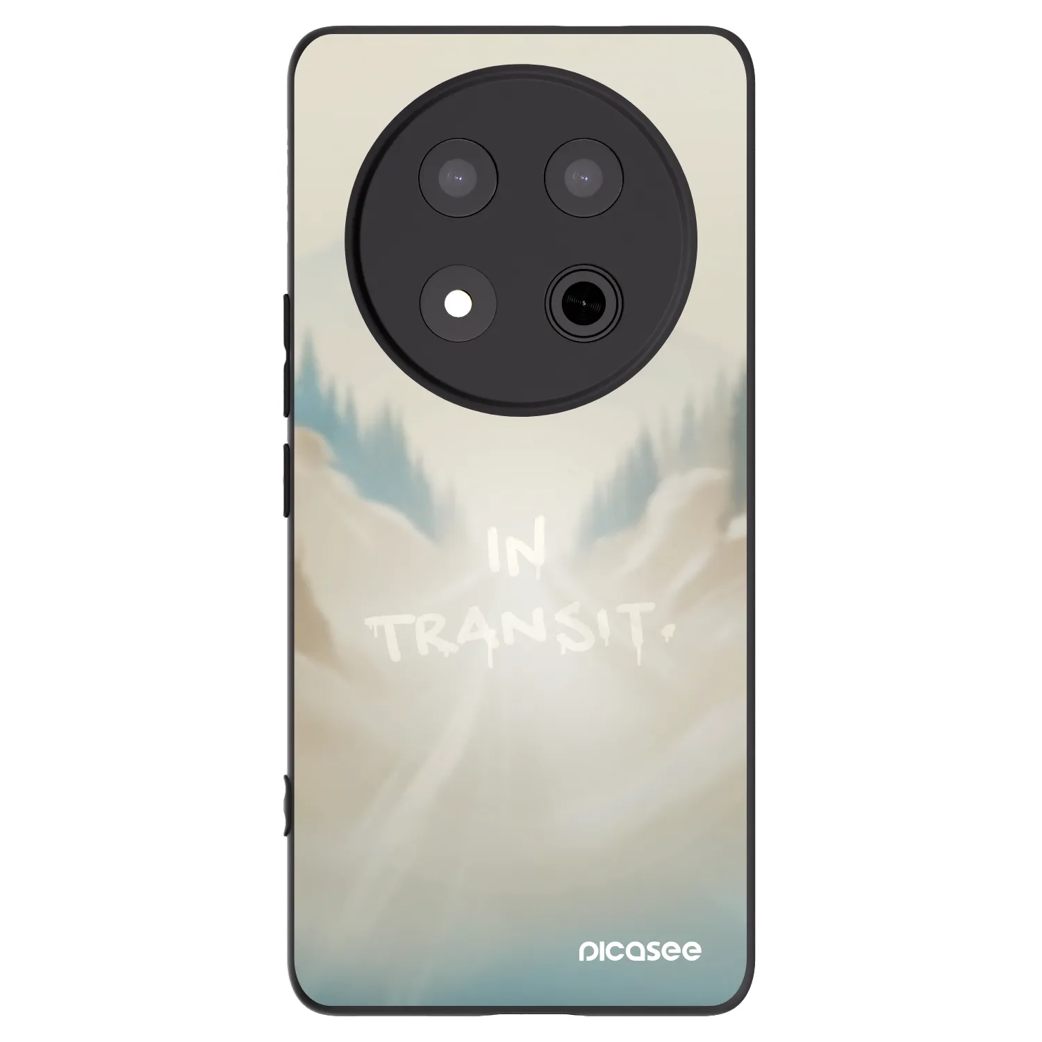 Picasee Honor Magic7 Lite 5G Hülle - Schwarzes Silikon - IN TRANSIT