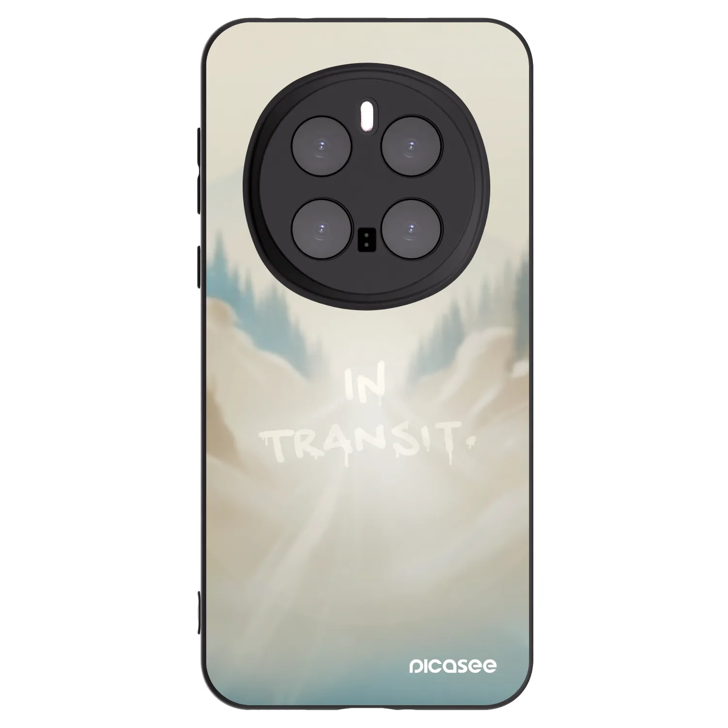 Picasee Honor Magic7 Pro 5G Hülle - Schwarzes Silikon - IN TRANSIT