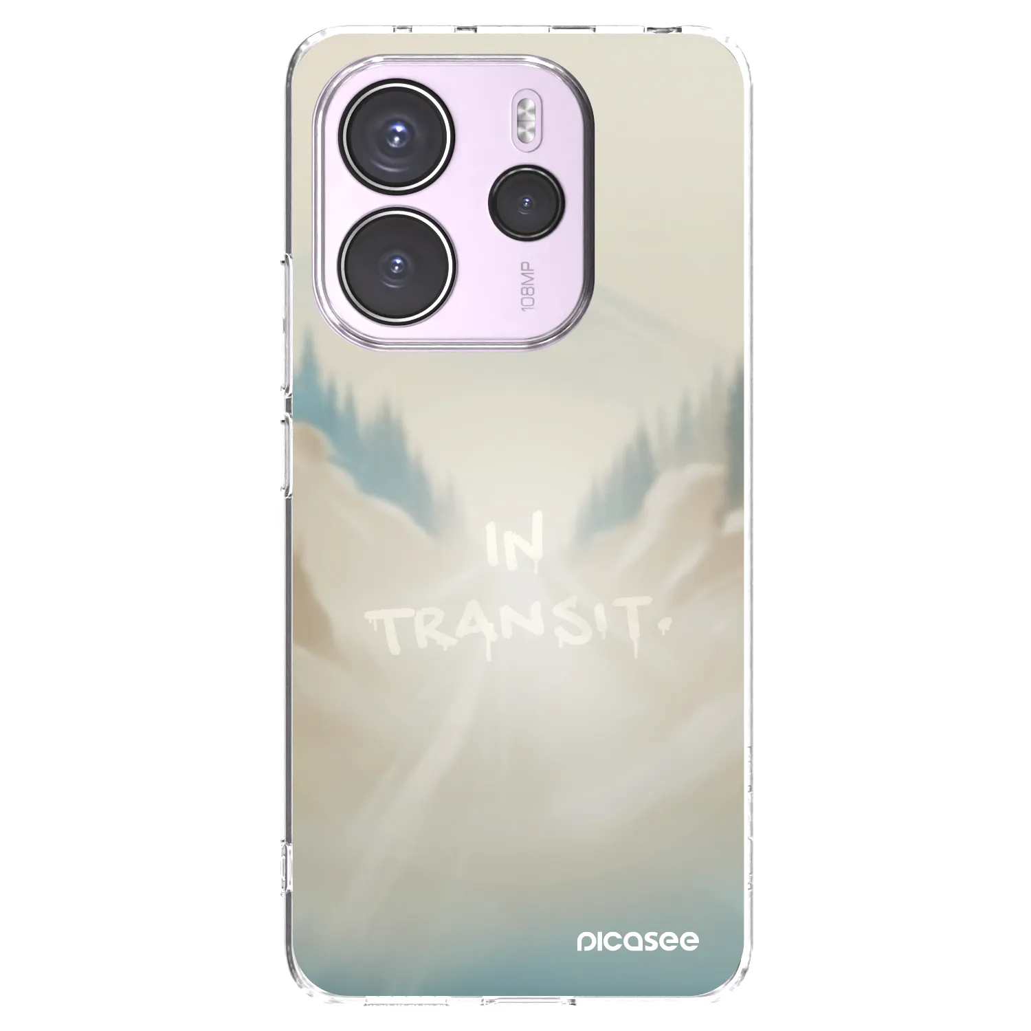 Picasee Xiaomi Redmi Note 14 4G Hülle - Transparentes Silikon - IN TRANSIT