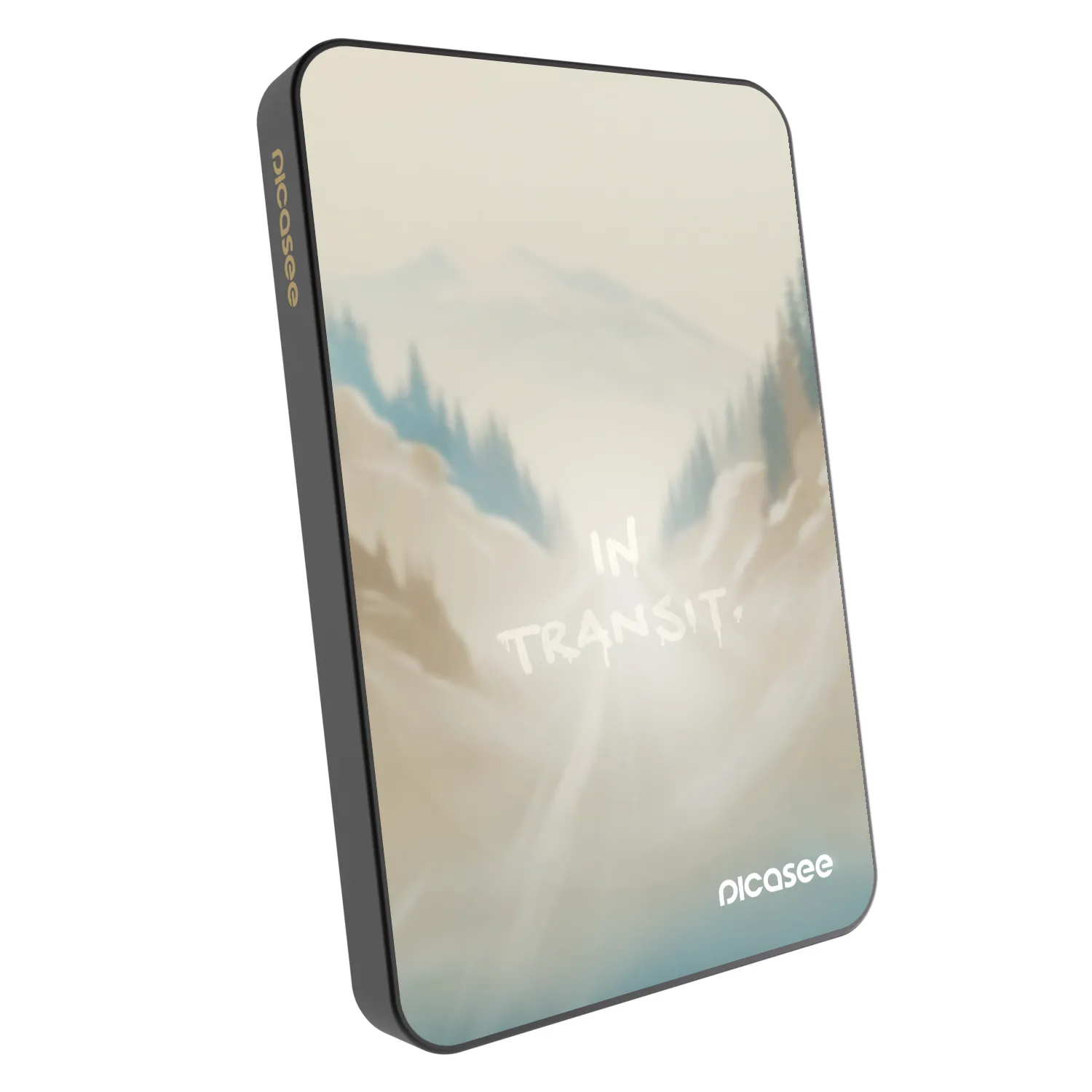 Picasee Powerbank mit MagSafe 5 000 mAh Grau - IN TRANSIT