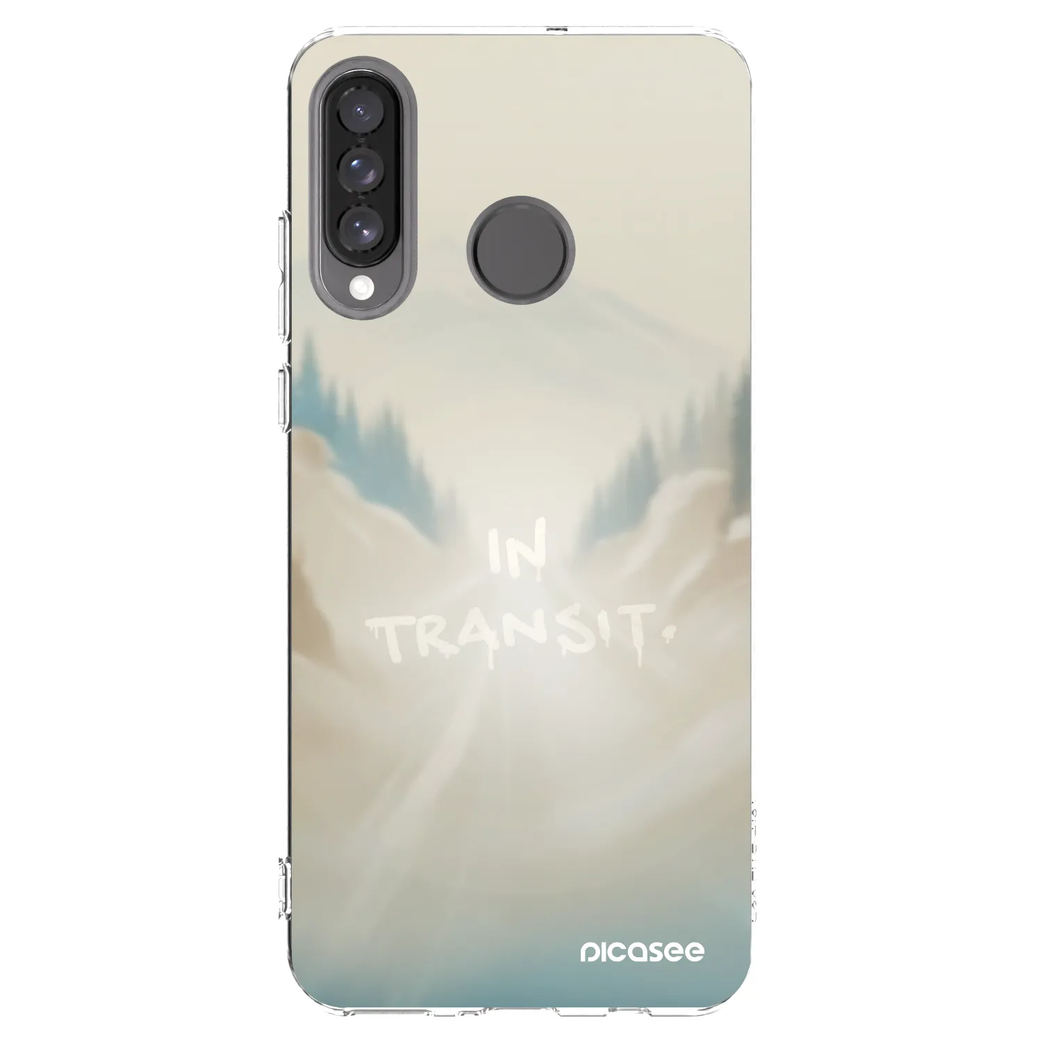 Picasee Huawei P30 Lite Hülle - Transparentes Silikon - IN TRANSIT