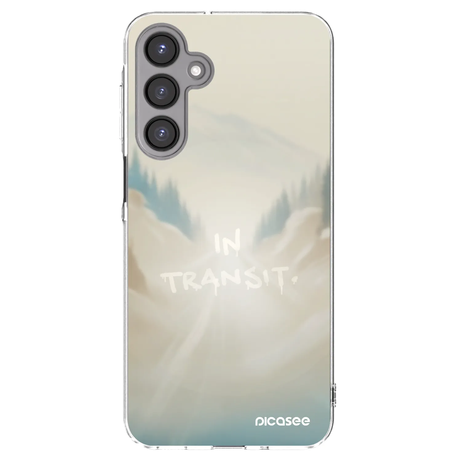 Picasee Samsung Galaxy A16 4G Hülle - Transparentes Silikon - IN TRANSIT