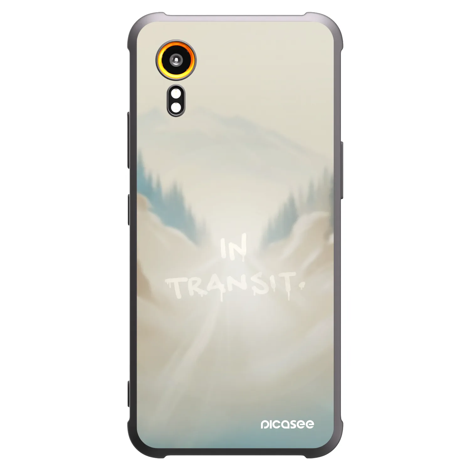Picasee Samsung Galaxy Xcover 7 Hülle - Schwarzes Silikon - IN TRANSIT