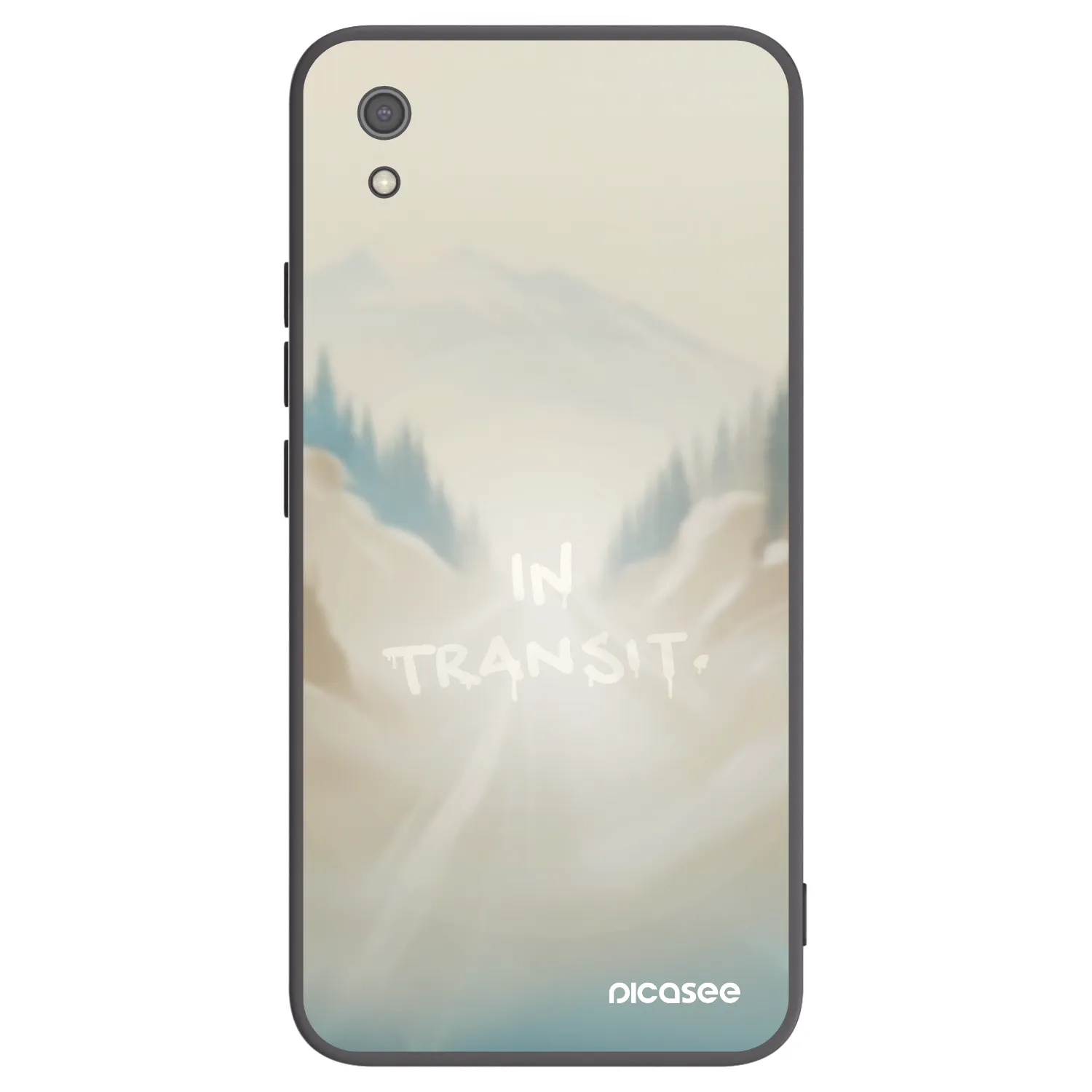 Picasee Xiaomi Redmi 7A Hülle - Schwarzes Silikon - IN TRANSIT