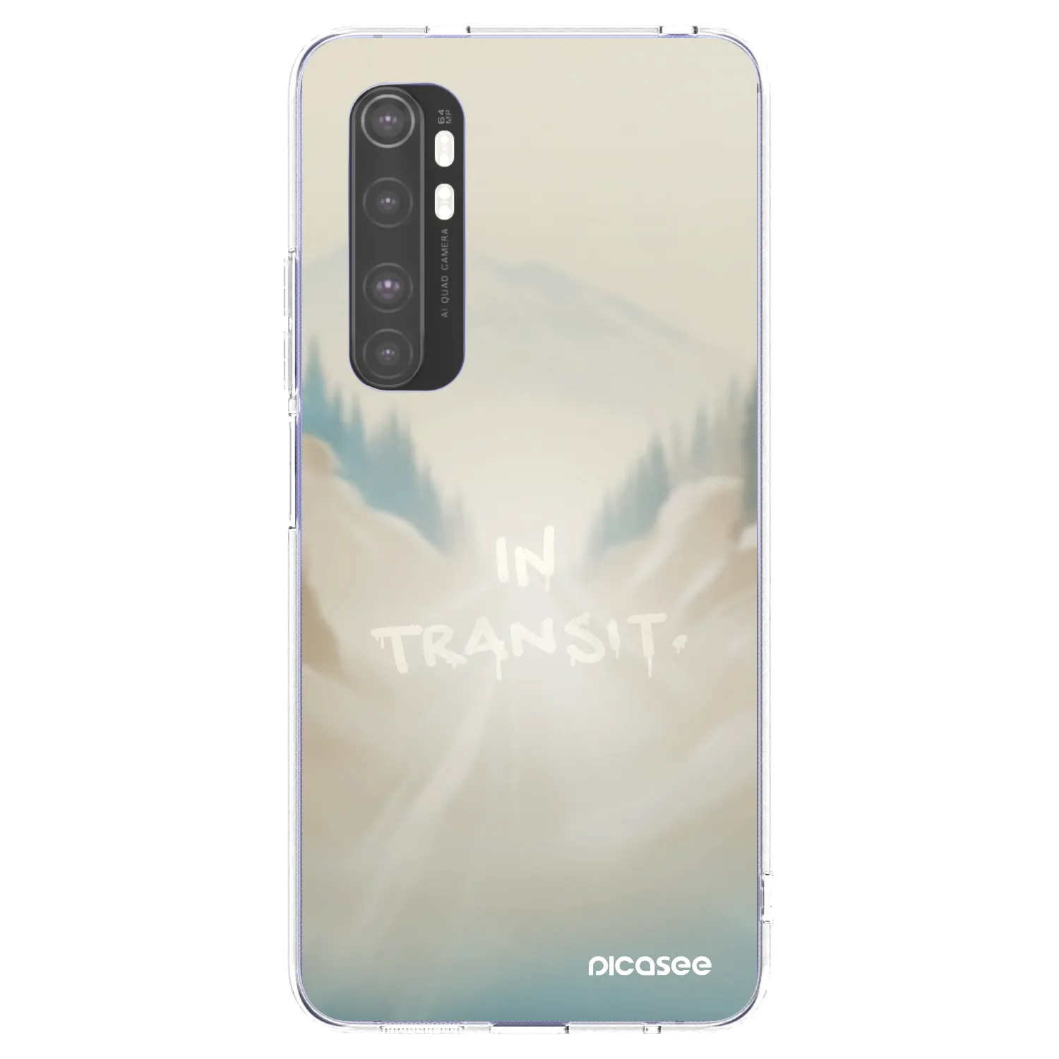 Picasee Xiaomi Mi Note 10 Lite Hülle - Transparentes Silikon - IN TRANSIT