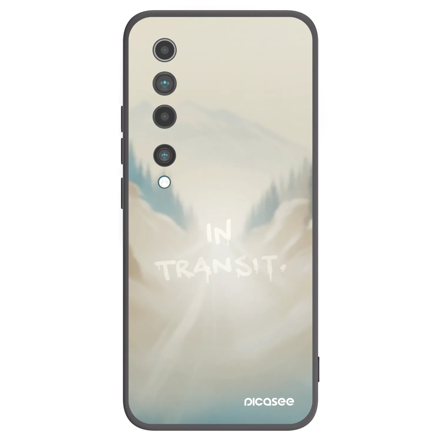 Picasee Xiaomi Mi 10 Hülle - Schwarzes Silikon - IN TRANSIT