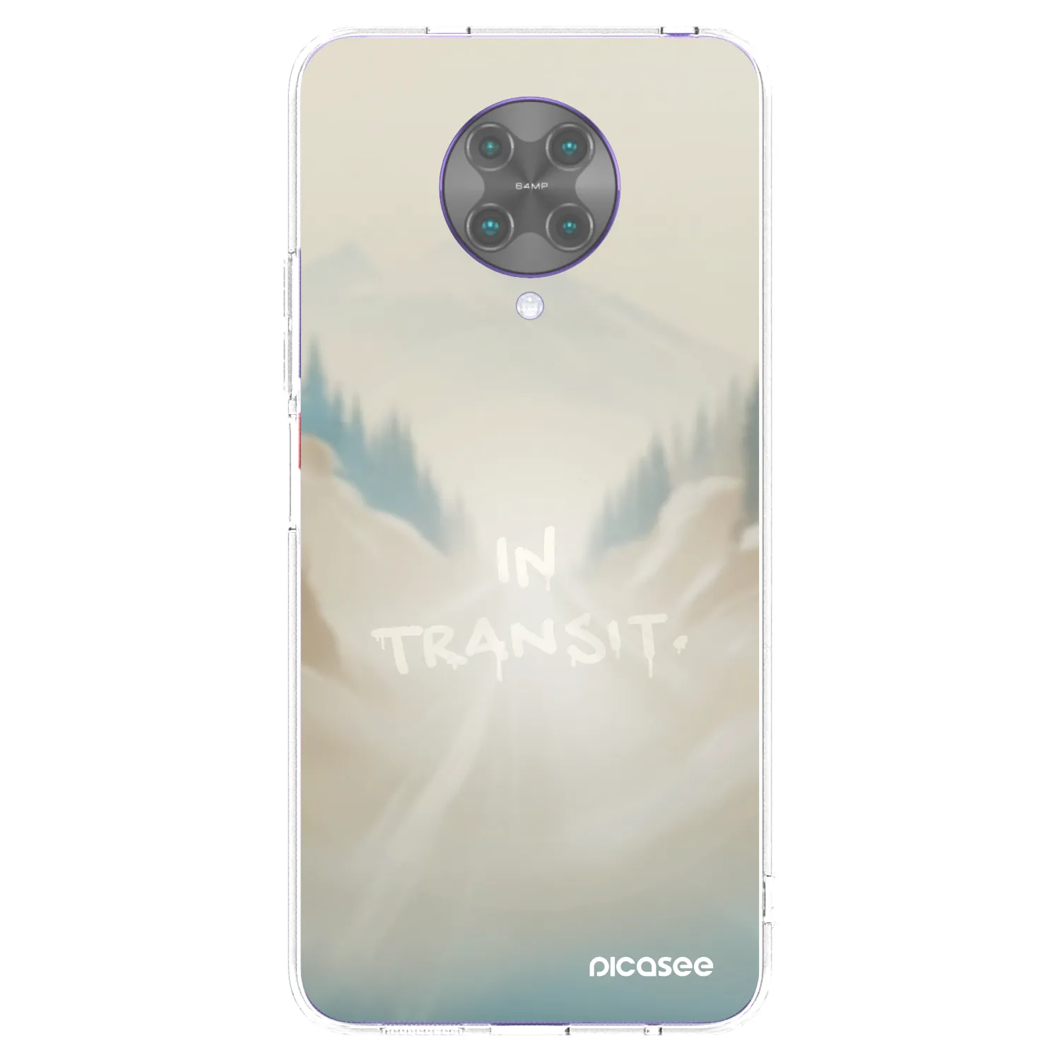 Picasee Xiaomi Poco F2 Pro Hülle - Transparentes Silikon - IN TRANSIT