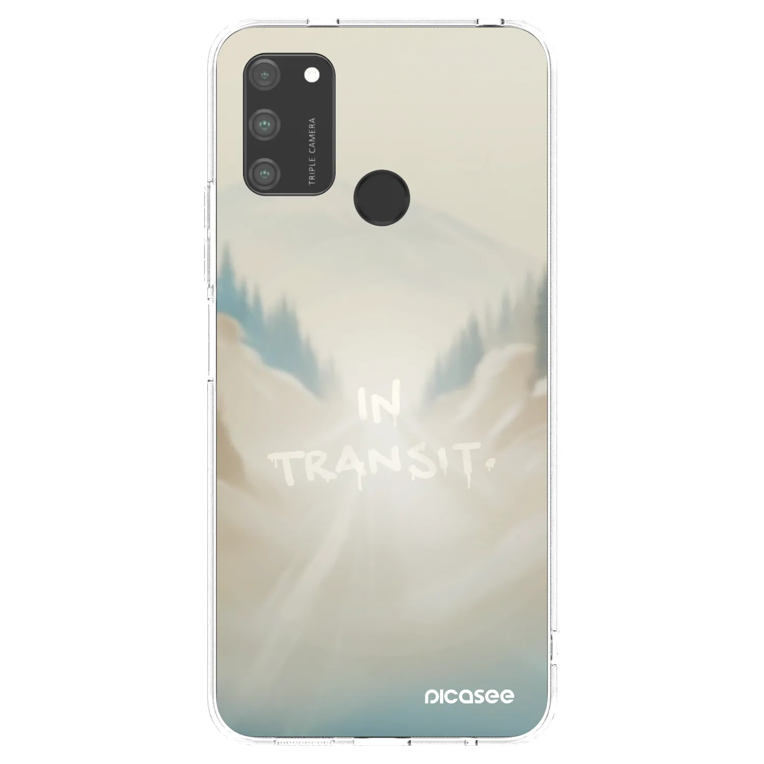 Picasee Honor 9A Hülle - Transparentes Silikon - IN TRANSIT