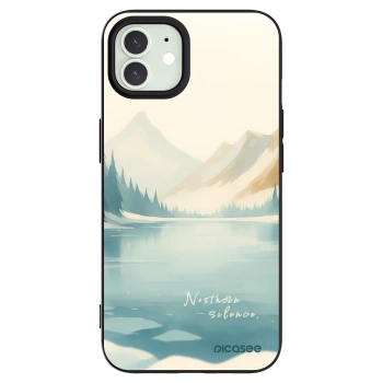 Picasee Apple iPhone 12 Pro Hülle - Schwarzes Silikon - NOTHERN SILENCE