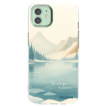 Picasee Apple iPhone 12 Pro Hülle - Transparentes Silikon - NOTHERN SILENCE