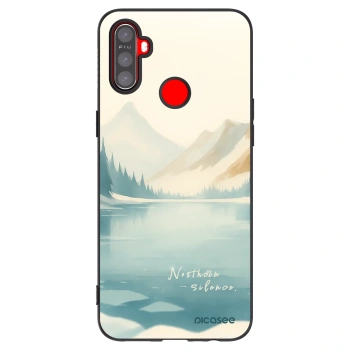 Picasee Realme 5 Hülle - Schwarzes Silikon - NOTHERN SILENCE