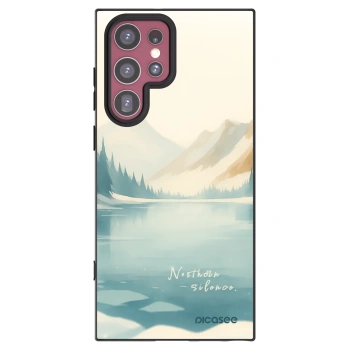 Picasee Samsung Galaxy S22 Ultra 5G Hülle - Schwarzes Silikon - NOTHERN SILENCE