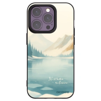 Picasee Apple iPhone 14 Pro Hülle - Schwarzes Silikon - NOTHERN SILENCE