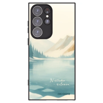 Picasee Samsung Galaxy S23 Ultra 5G Hülle - Schwarzes Silikon - NOTHERN SILENCE