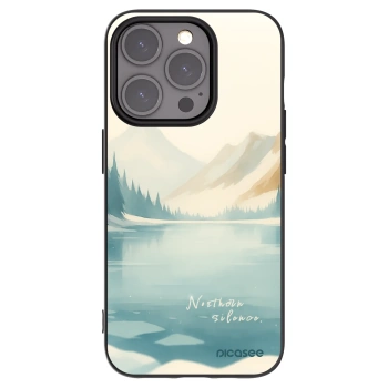 Picasee Apple iPhone 15 Pro Hülle - Schwarzes Silikon - NOTHERN SILENCE