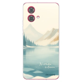 Picasee Motorola Moto G84 5G Hülle - Transparentes Silikon - NOTHERN SILENCE