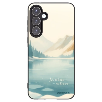 Picasee Samsung Galaxy A55 5G A556B Hülle - Schwarzes Silikon - NOTHERN SILENCE