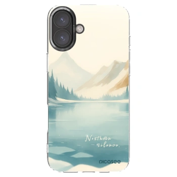 Picasee Apple iPhone 16 Plus Hülle - Transparentes Silikon - NOTHERN SILENCE