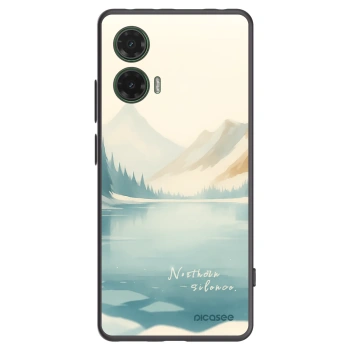 Picasee Motorola Moto G35 5G Hülle - Schwarzes Silikon - NOTHERN SILENCE