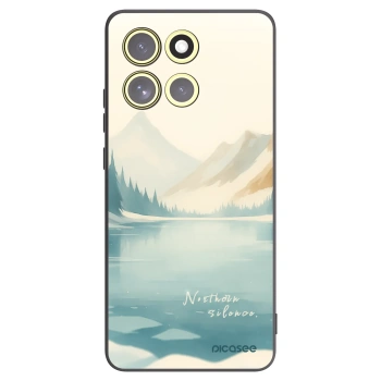 Picasee Motorola Moto G86 5G Hülle - Schwarzes Silikon - NOTHERN SILENCE